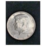 1964-D Kennedy Silver Half Dollar Coin