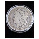 1901-O Morgan Silver Dollar Coin
