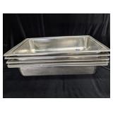 (5) Buffet Trays 4" Deep