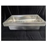 (5) Buffet Trays 4" Deep