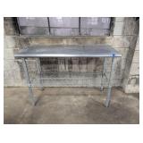Stainless Steel Table w/ Wire Rack