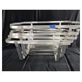(5) Stainless Steel Serving Tray Warmers