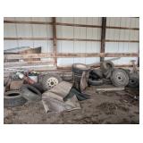 Scrap Metal, Tires, Wheels and Squirrel Cage Fans