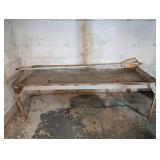 Metal Planting Table: 74' x 32' x 26'