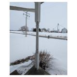 (4) Wooden Porch Posts