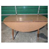 Round Drop Leaf Kitchen Table