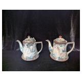 (2) Vintage Japanese Dragonware Teapots