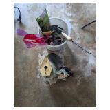 Gardening Tools, Bucket, Decorations