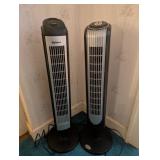 (3) Tower Fans, Heater