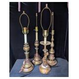 (4) Lamps with Shades