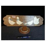 Wooden Wall-hanging Kitchen Goose Dï¿½cor,