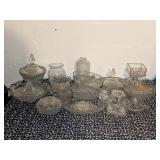Clear Glass Dishes: Juicer, Bowls,