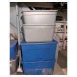 (4) Large Totes