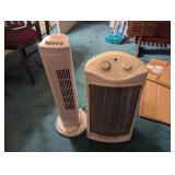 Tower Fan, Heater