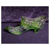 Green Glass Shoe