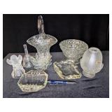 Clear Glass & Cut Glass: Candy Dish,