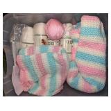 Yarn in Tote with Lid