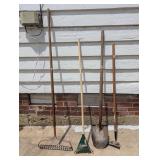 Long Handled Tools - Shovel, Hoe,