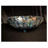 Blue Indiana Glass Berry Bowl