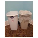 (2) Trash Cans