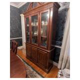 Large Wooden China Cabinet