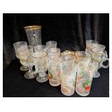 Christmas Glasses & Dishes