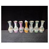 (7) Japanese Dragonware Flower Vases