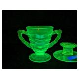 (3) Pieces of Uranium Glass: