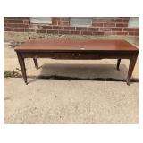 Vintage Coffee Table on Casters