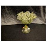 Yellow Hobnai Vase - Unmarked