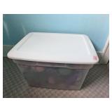 Ball of Yarn in Tote with Lid