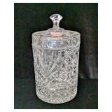 Large Cut Glass Cookie Jar