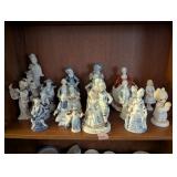 (19) Lady & Gentleman Figurines