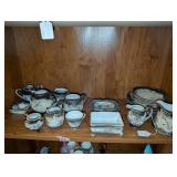 Shelf of Japanese Dragonware: