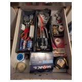 Contents of Utility Drawer: Scissors, Pliers,