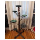 Metal Plant Stand with Multiple Tiers
