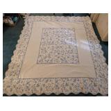 Blue & White Cotton Quilt