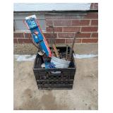 Scrap Metal & Wire in Milk Crate