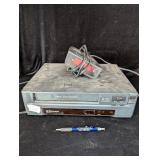 Digital Alarm Clock; Emerson VHS Player