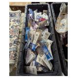 Hardware in Heavy Plastic Tote