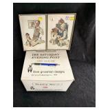 Norman Rockwell Figurine, Framed Prints
