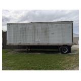 Short Enclosed Semi Tractor Trailer