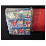 Baseball Card Collection in Binder