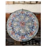 Round Plastic Stained Glass Look-a-Like Dï¿½cor