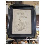 Mother & Child Art in Frame - 21" x 17"
