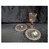 (3) Pieces of Pink Depression Glass