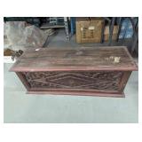 Wooden Trunk - 37" x 12.5" x 13"