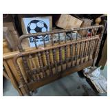 Wooden Full-Size Bed Frame