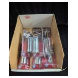 (9) Metric 1/2" Drive Sockets