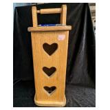 Oak Toilet Paper Holder